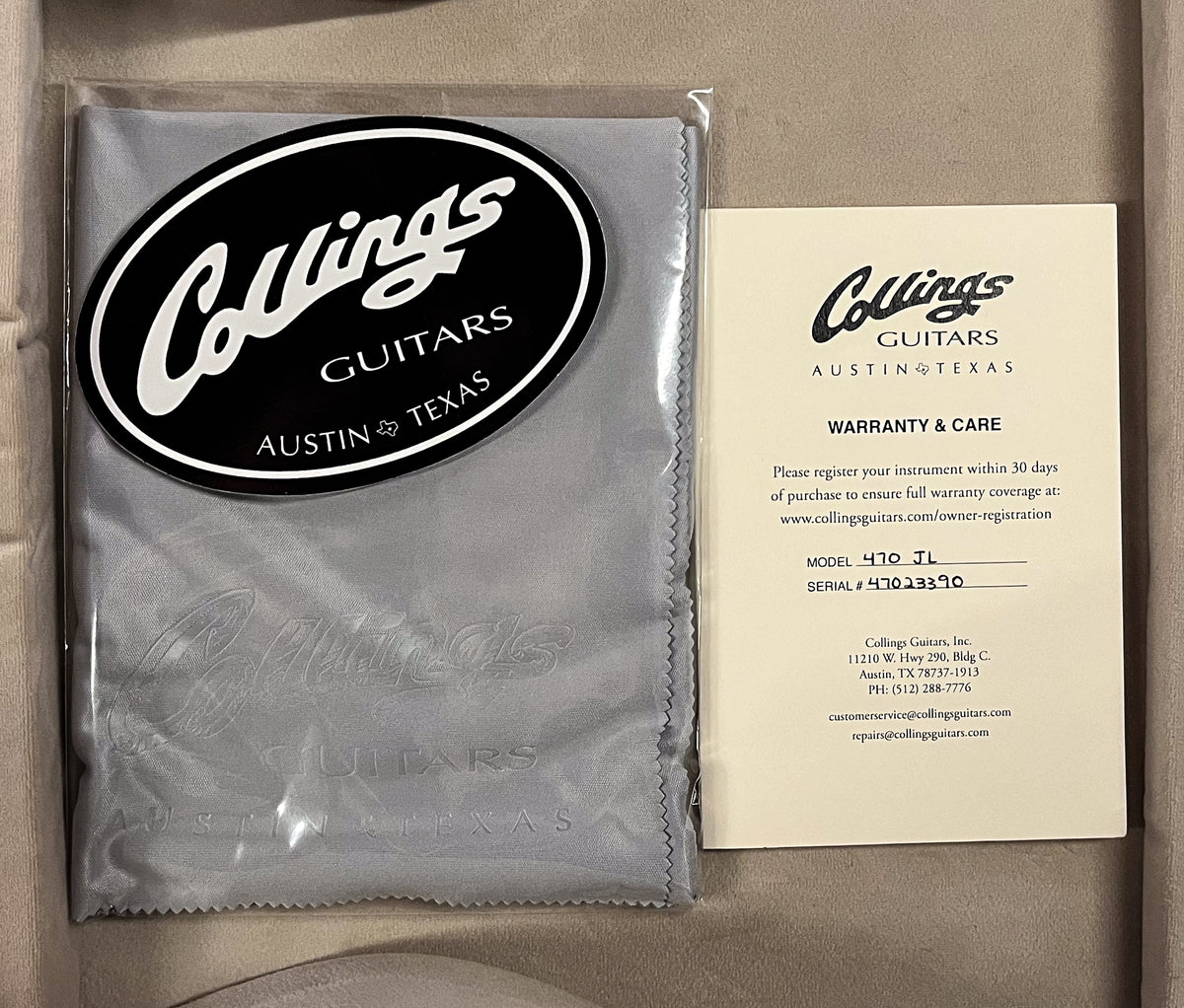 Collings 470 JL Antiqued Sunburst Top (390)