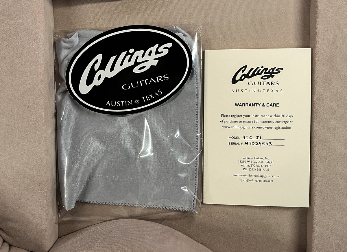 Collings 470 JL Antiqued Blonde (543)