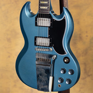 2025 Gibson Custom Shop 1964 SG Standard Reissue Maestro Pelham Blue Ultra Light Aged Murphy Lab