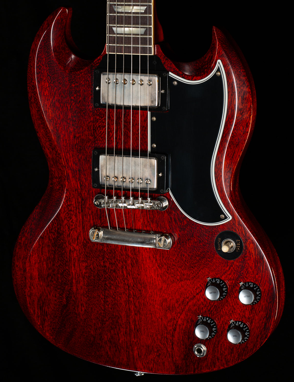 Gibson Custom Shop 1961 Les Paul SG Standard Reissue Stop-Bar VOS Cherry Red (971)