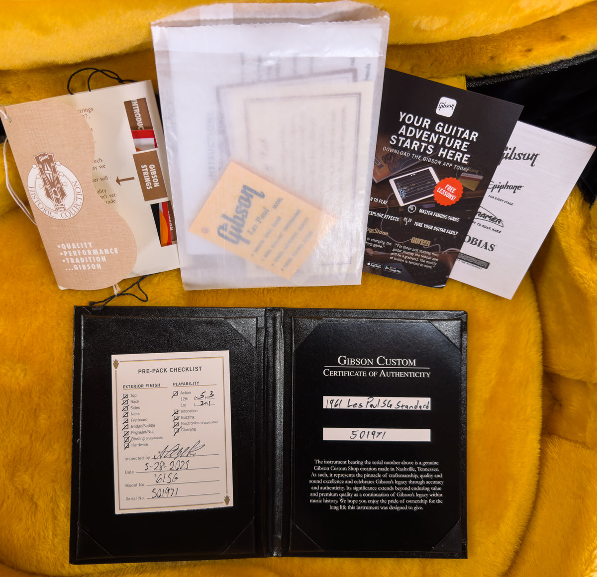 Gibson Custom Shop 1961 Les Paul SG Standard Reissue Stop-Bar VOS Cherry Red (971)