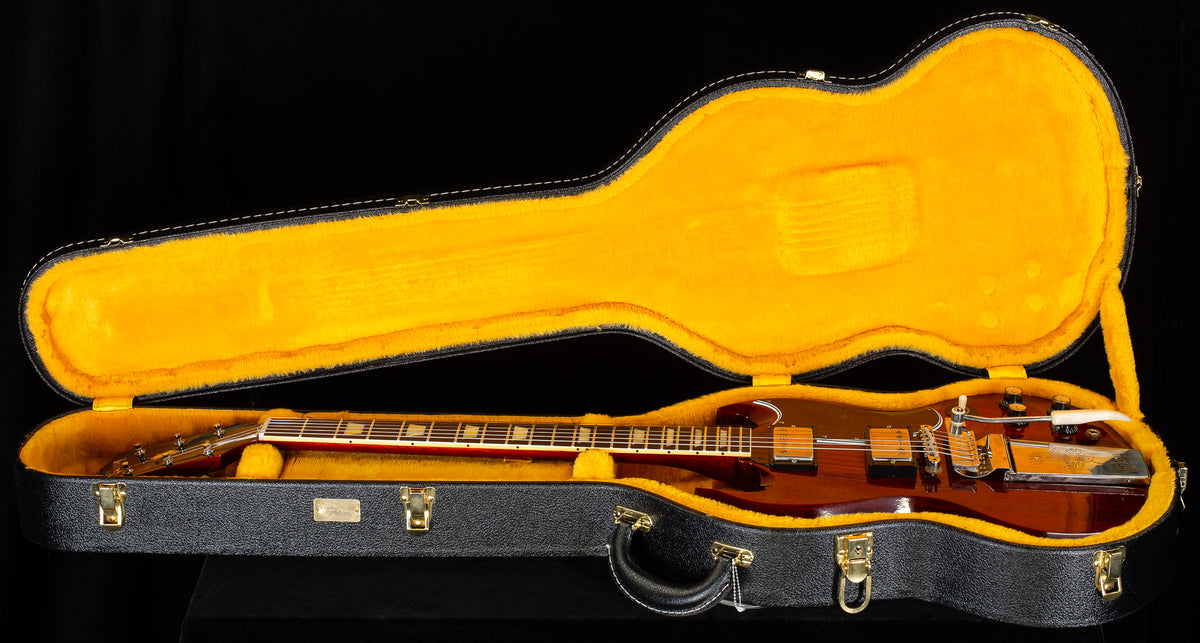 Gibson Custom Shop 1964 SG Standard Reissue Maestro Ultra Light Aged Cherry Red (474)