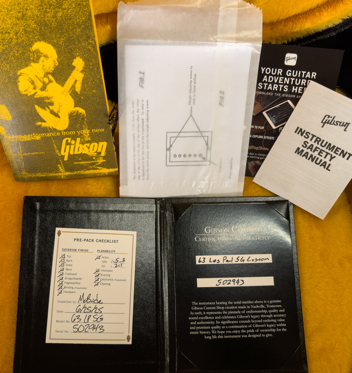 Gibson Custom Shop 1963 Les Paul SG Custom Reissue Maestro VOS Classic White (943)