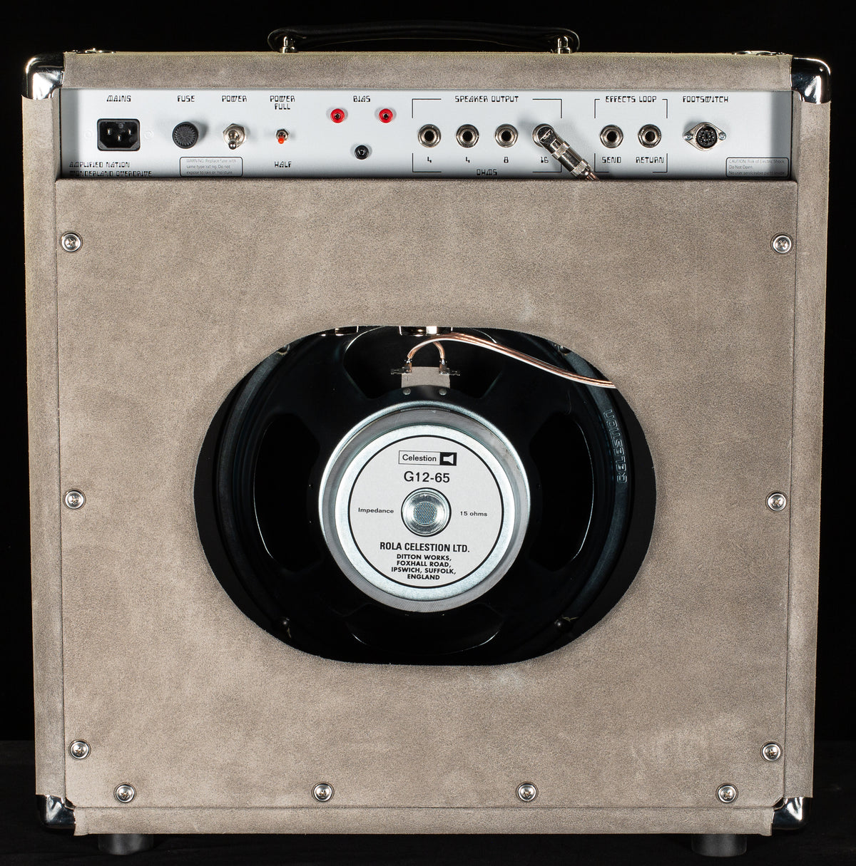 Amplified Nation Wonderland Overdrive 50w 1x12 Combo Silver Suede/Black Sparkle (526)