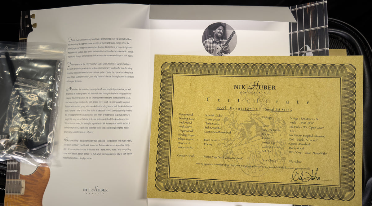 Nik Huber Krautster III Onyx Black (036)