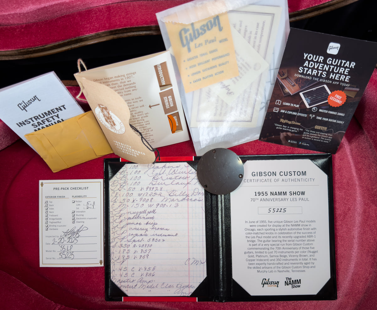 Gibson Custom Shop 1955 Les Paul Standard Viceroy Brown Murphy Lab Light Aged (225)