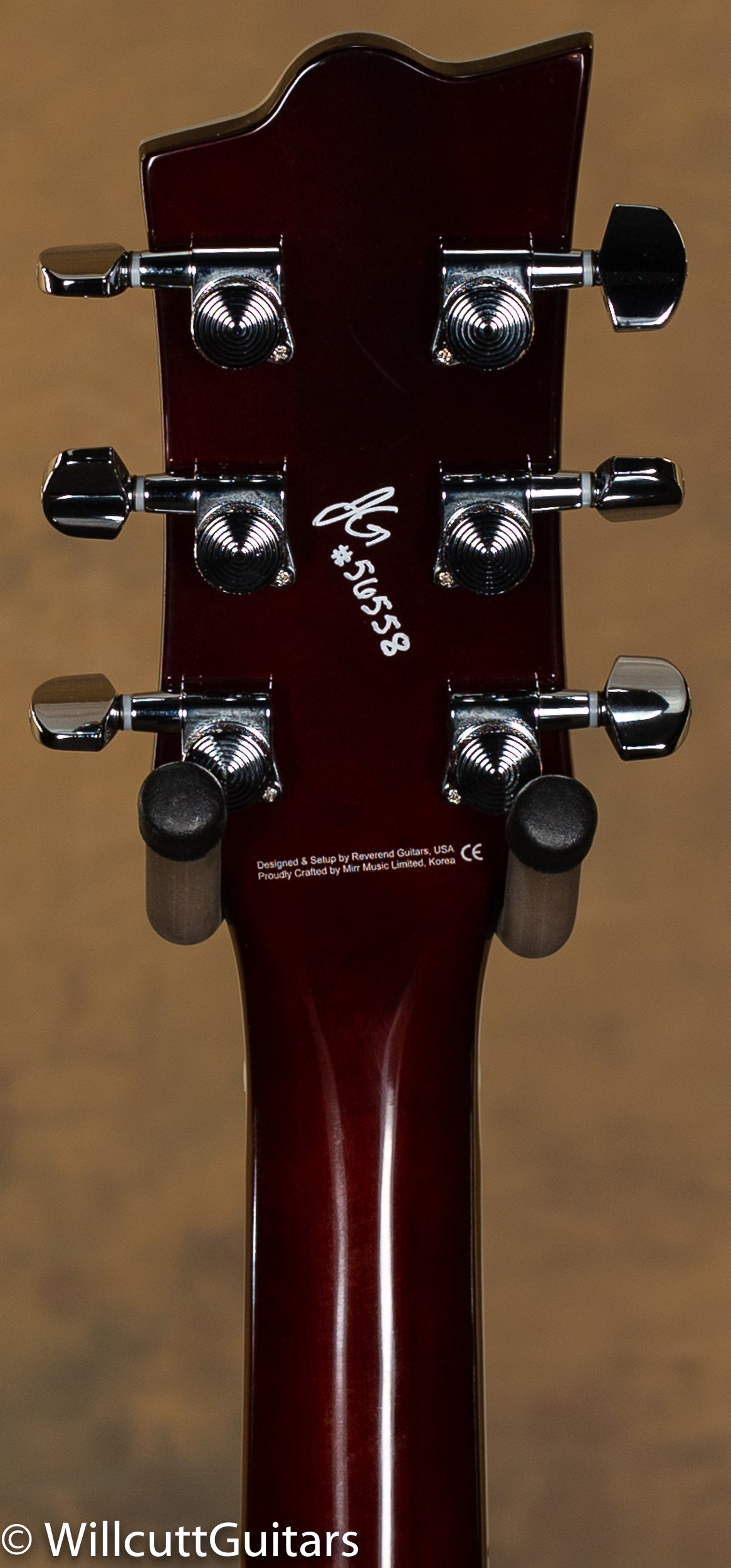 Reverend Roundhouse RA FM Flame Top Trans Blue