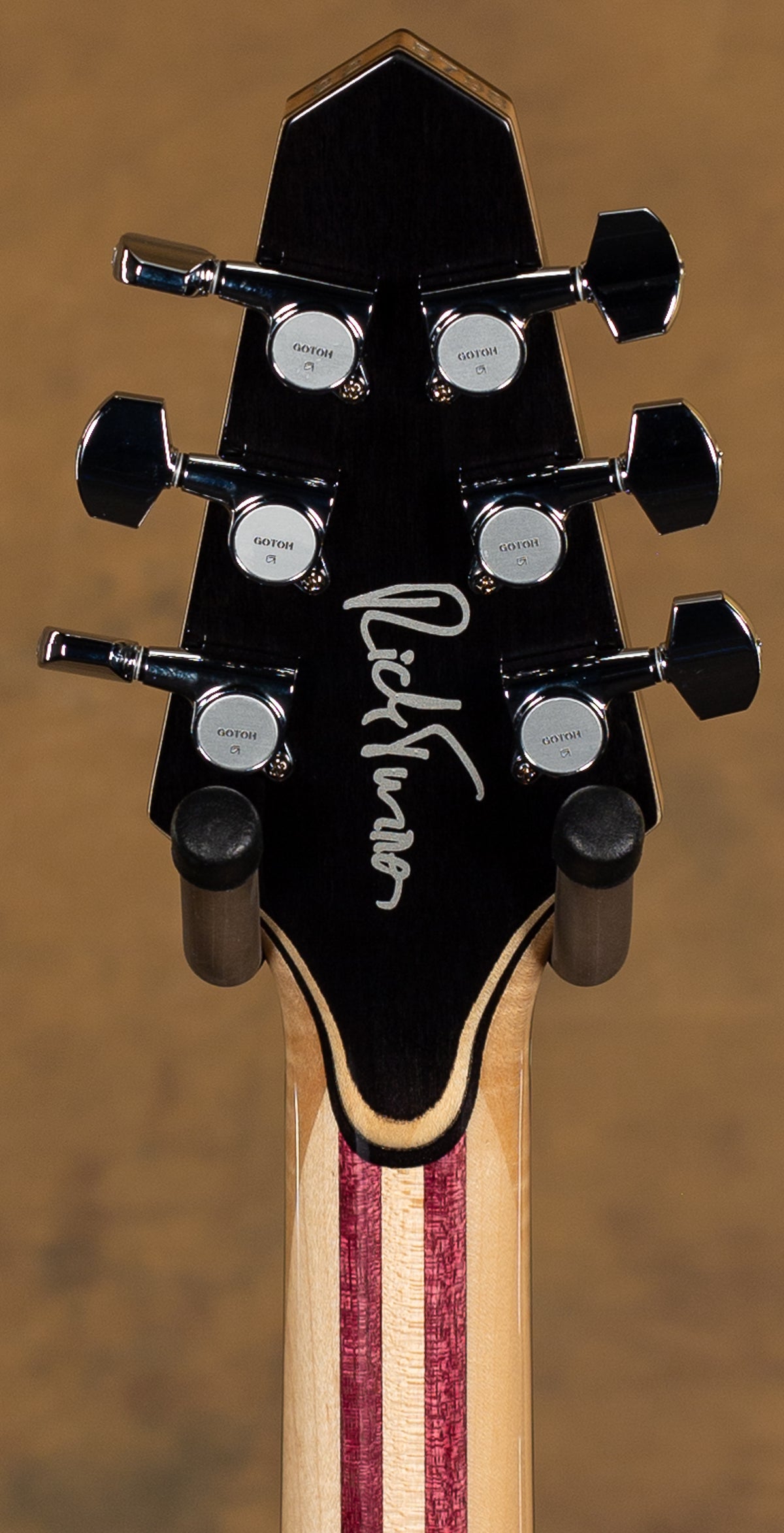 Rick Turner Model 1 Deluxe Electric Guitar Curly Redwood