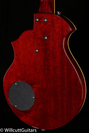 Rick Turner Model T Deluxe Bass, Zack Special 32" Scale Burgundy (807)