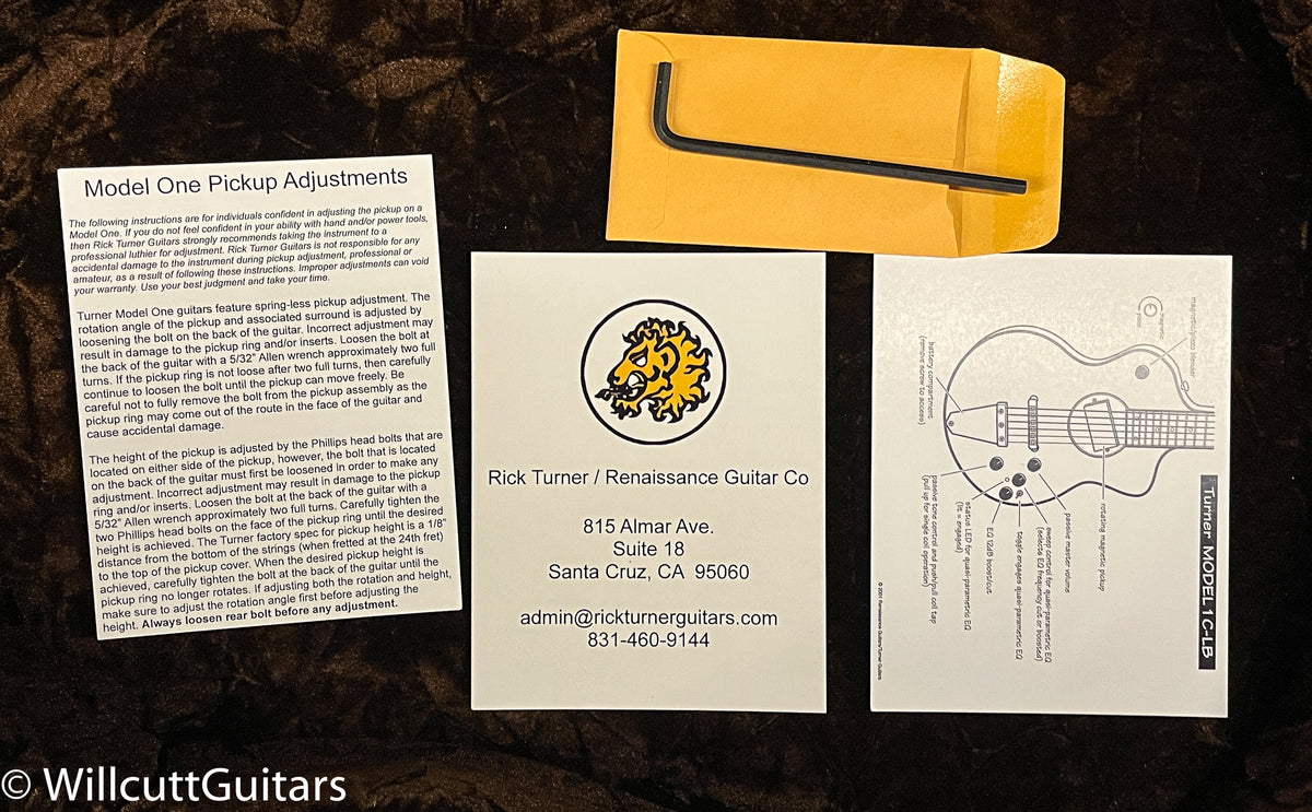 Rick Turner Model 1 Deluxe Figured Koa (851)