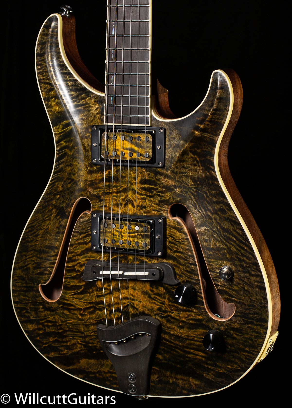 Giffin Standard Extra Hollowbody Quilted Maple Top (260)