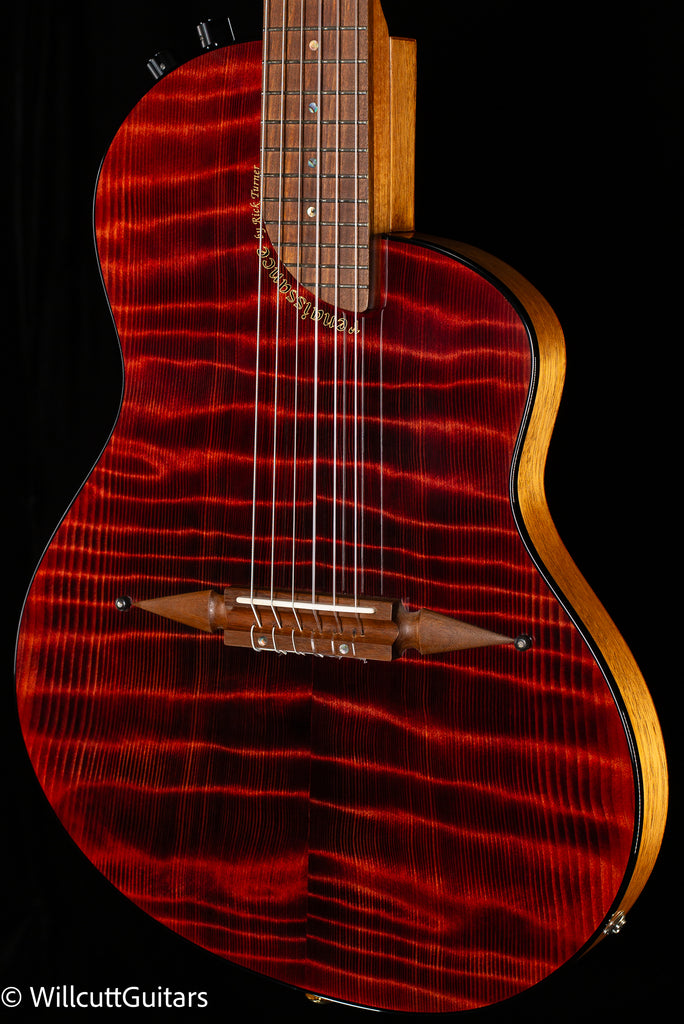 Rick Turner Renaissance RN6 Standard Nylon Highly Flamed Redwood (865)