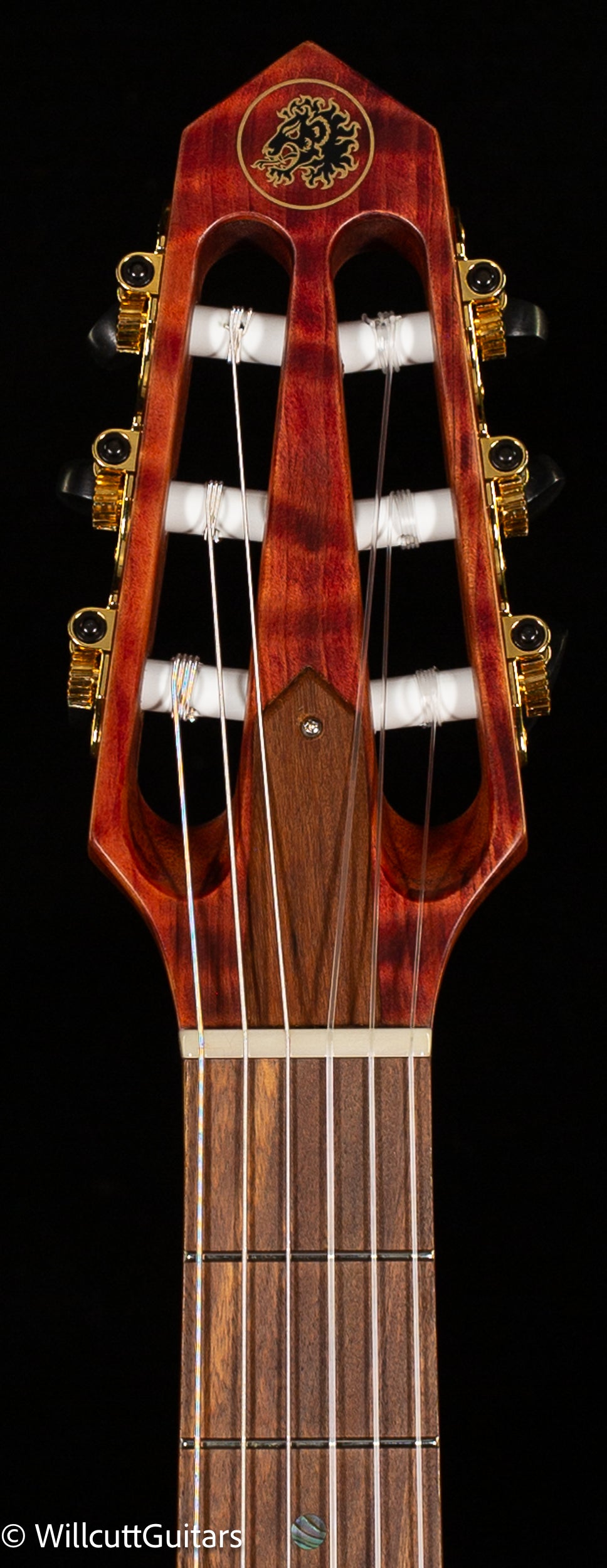 Rick Turner Renaissance RN6 Standard Nylon Highly Flamed Redwood