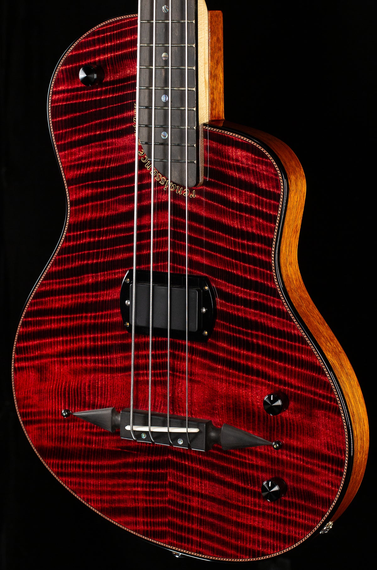 Rick Turner Renaissance RB-4 Standard Deuce Bass Flamed Redwood (929)