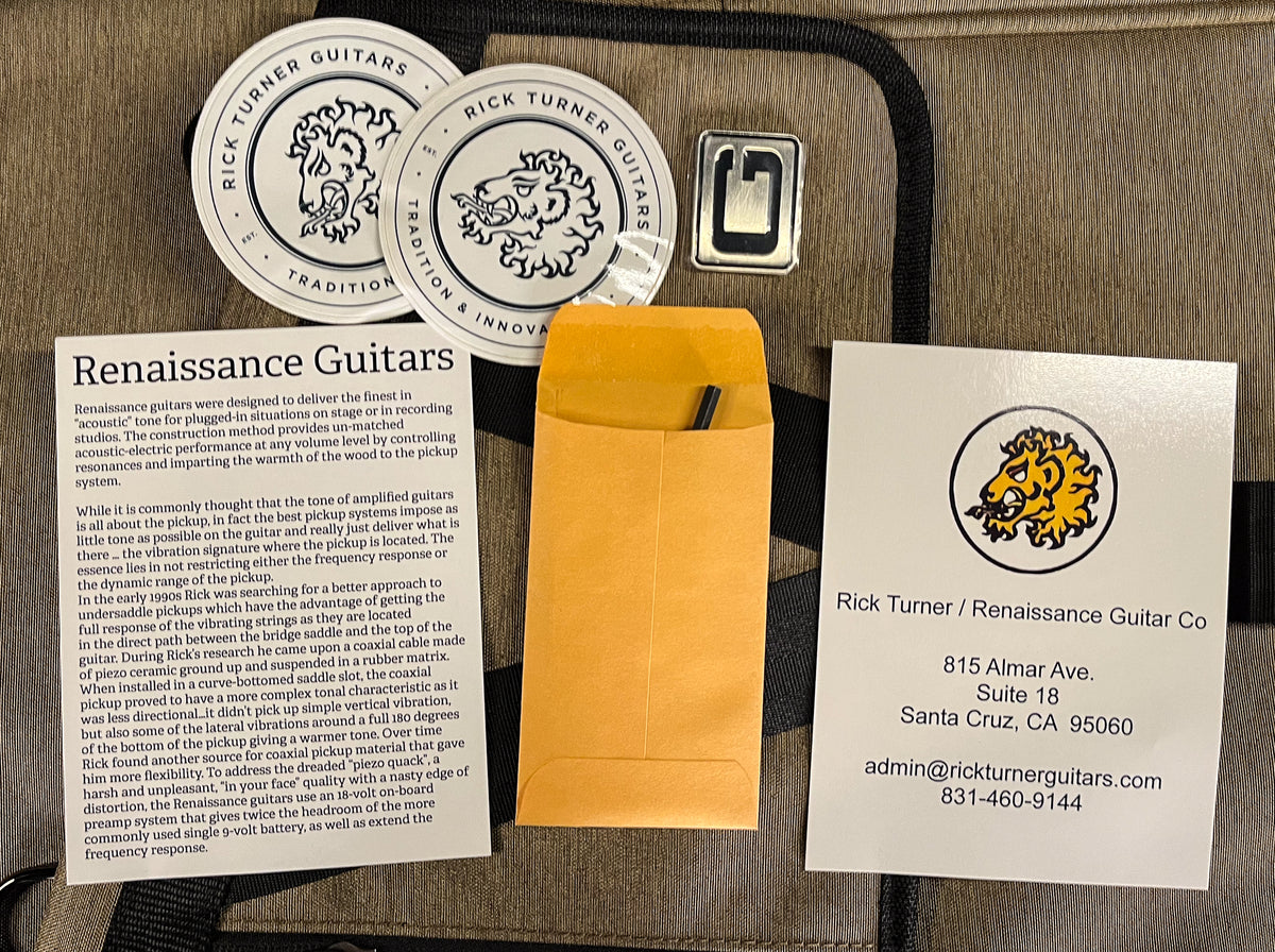 Rick Turner Renaissance RN6 Standard Hybrid Amplicoustic Nylon (933)