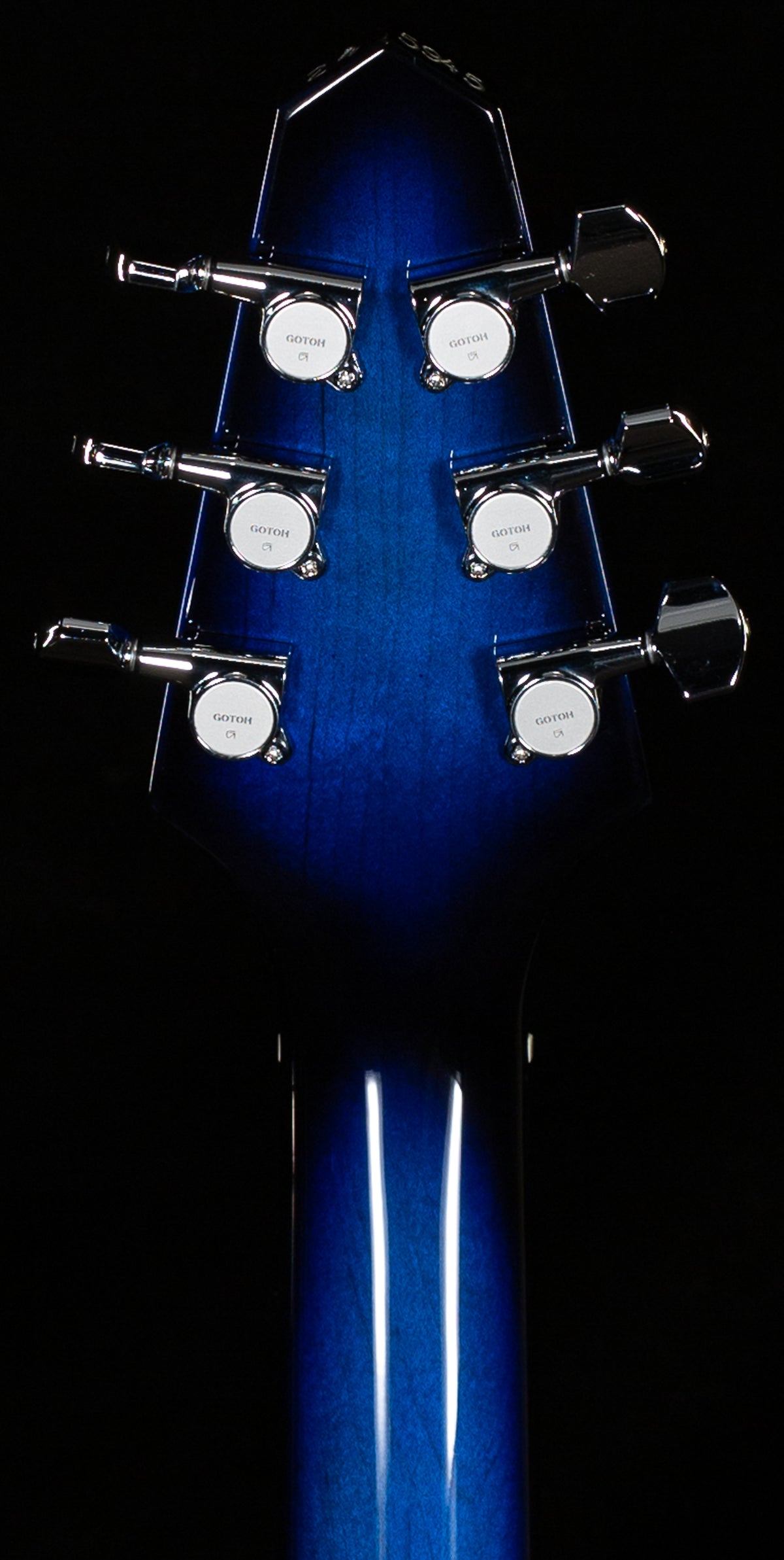 Rick Turner Model 1 Standard Bezardapoxy swirl black/blue (945)