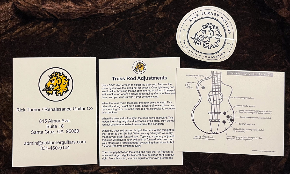 Rick Turner Model 1 Standard Alder Body (999)
