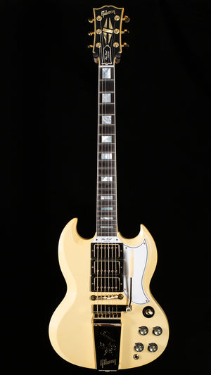 Gibson Custom Shop 1963 Les Paul SG Custom Reissue Maestro VOS Classic White (923)