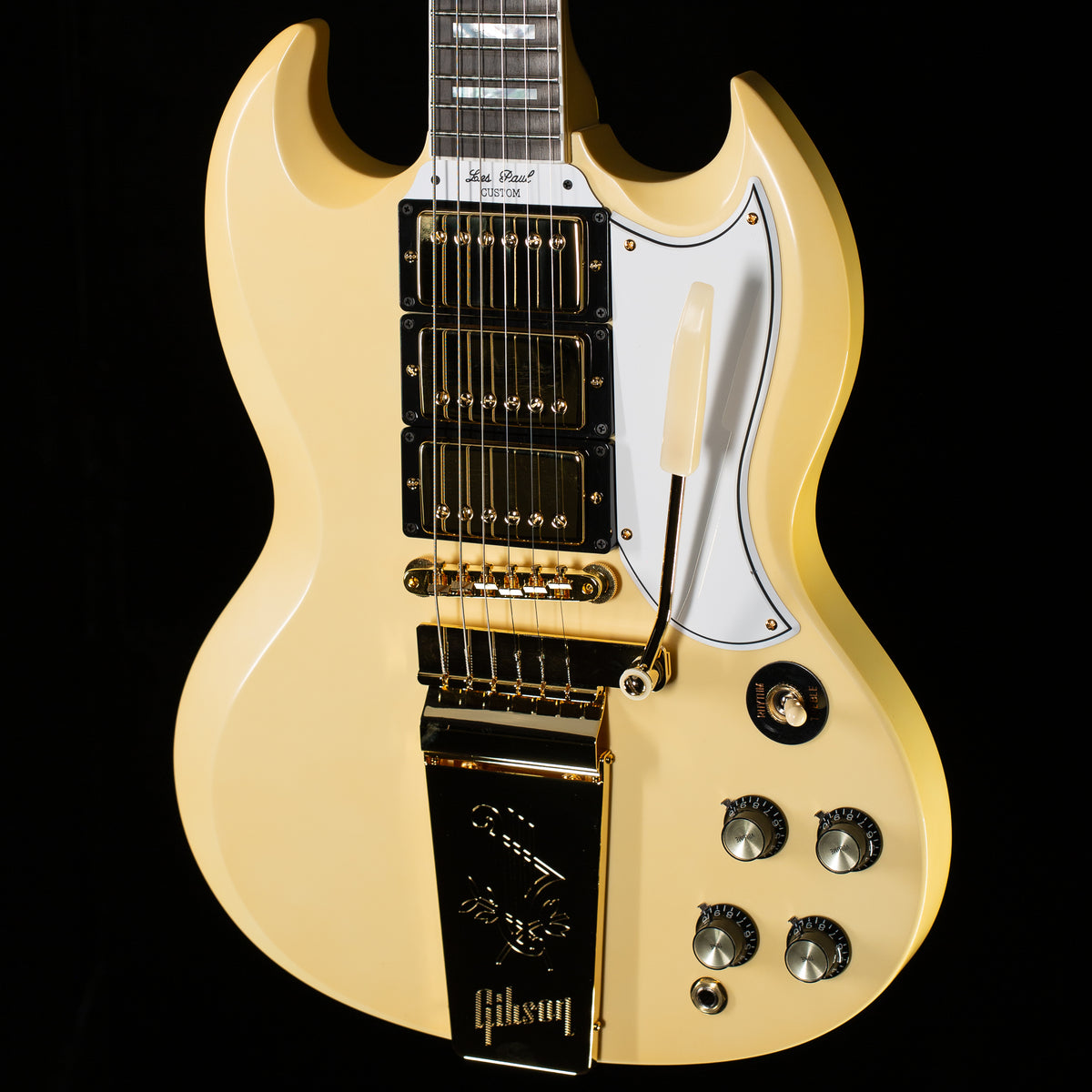 Gibson Custom Shop 1963 Les Paul SG Custom Reissue Maestro VOS Classic White (923)