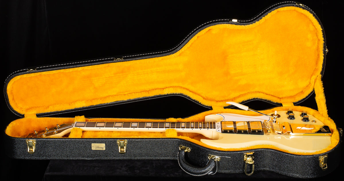 Gibson Custom Shop 1963 Les Paul SG Custom Reissue Maestro VOS Classic White (923)