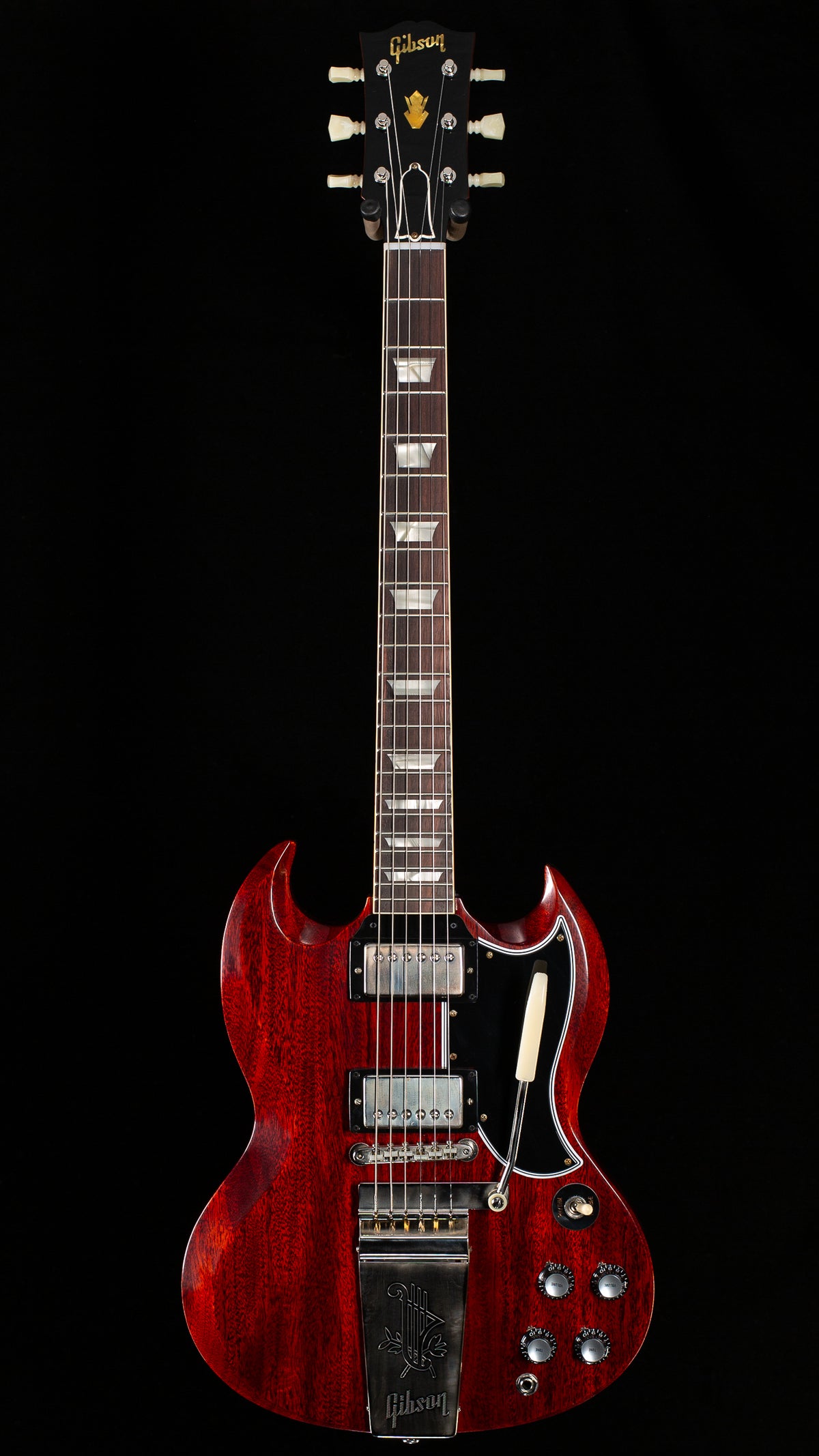 Gibson Custom Shop 1964 SG Standard Reissue Maestro Vibrola VOS Cherry Red (924)