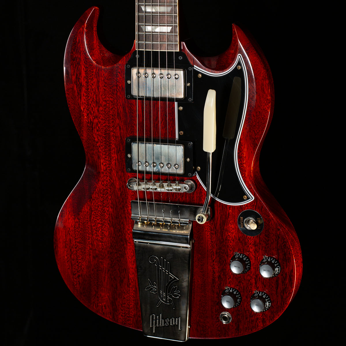 Gibson Custom Shop 1964 SG Standard Reissue Maestro Vibrola VOS Cherry Red (924)