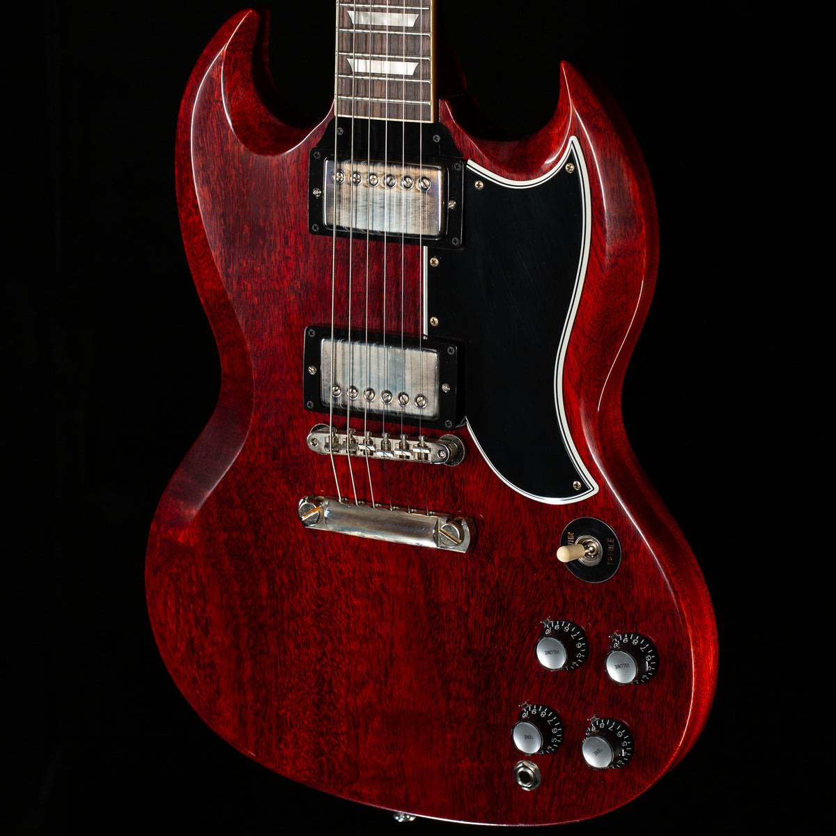 Gibson Custom Shop 1961 Les Paul SG Standard Reissue Stop-Bar VOS Cherry Red (381)