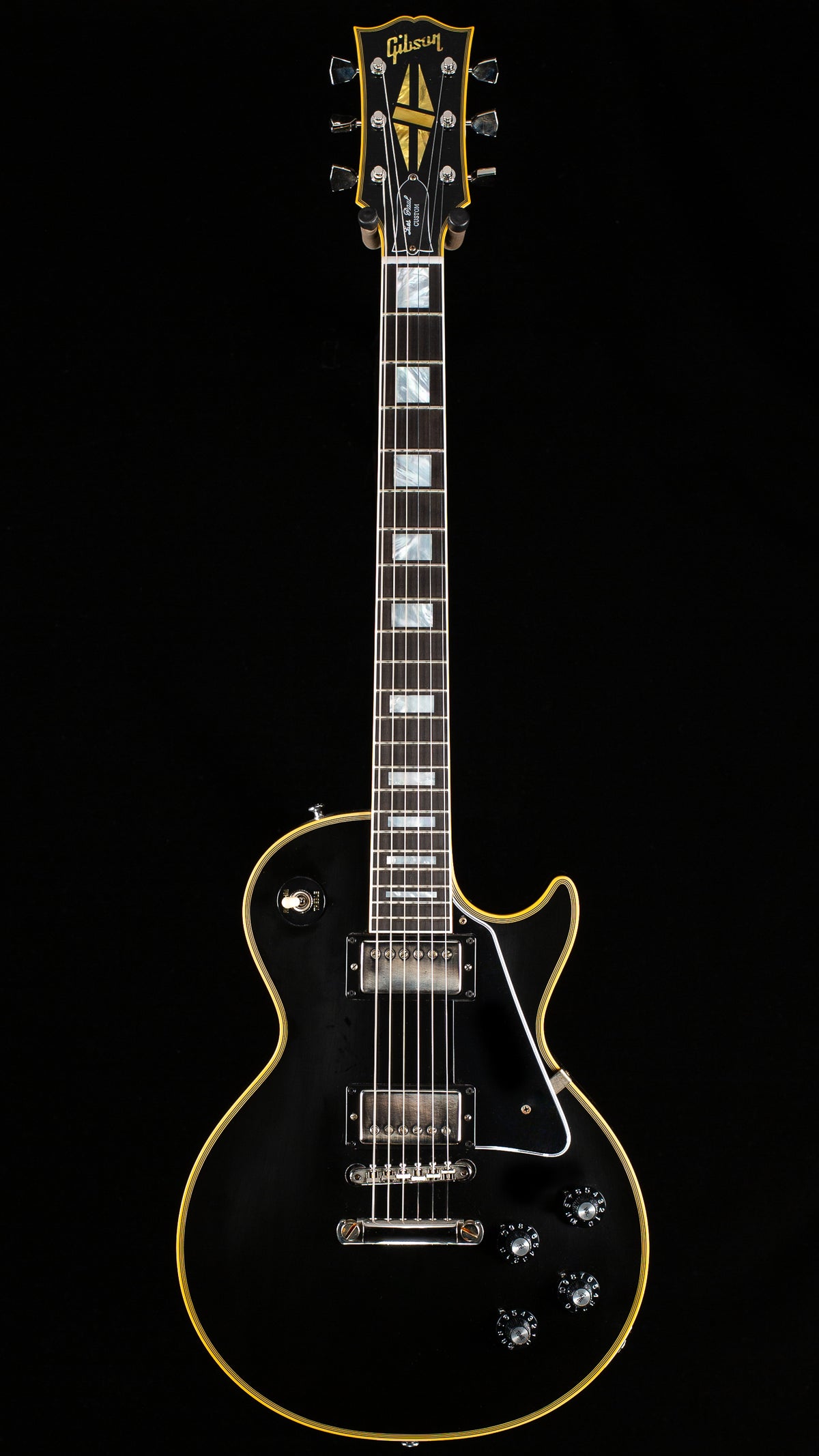 Gibson Custom Shop Willcutt Cavern Collection 1968 Les Paul Custom Standard Ebony VOS Chambered (008)