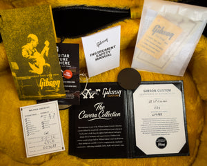 Gibson Custom Shop Willcutt Cavern Collection 1968 Les Paul Custom Standard Ebony VOS Chambered (088)