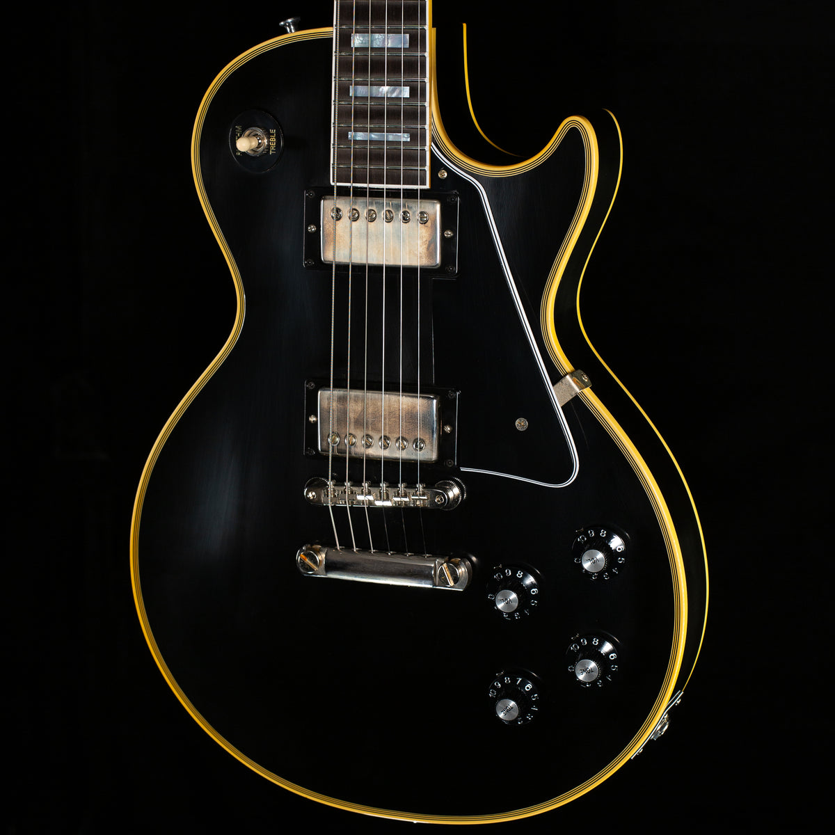 Gibson Custom Shop Willcutt Cavern Collection 1968 Les Paul Custom Standard Ebony VOS Chambered (508)