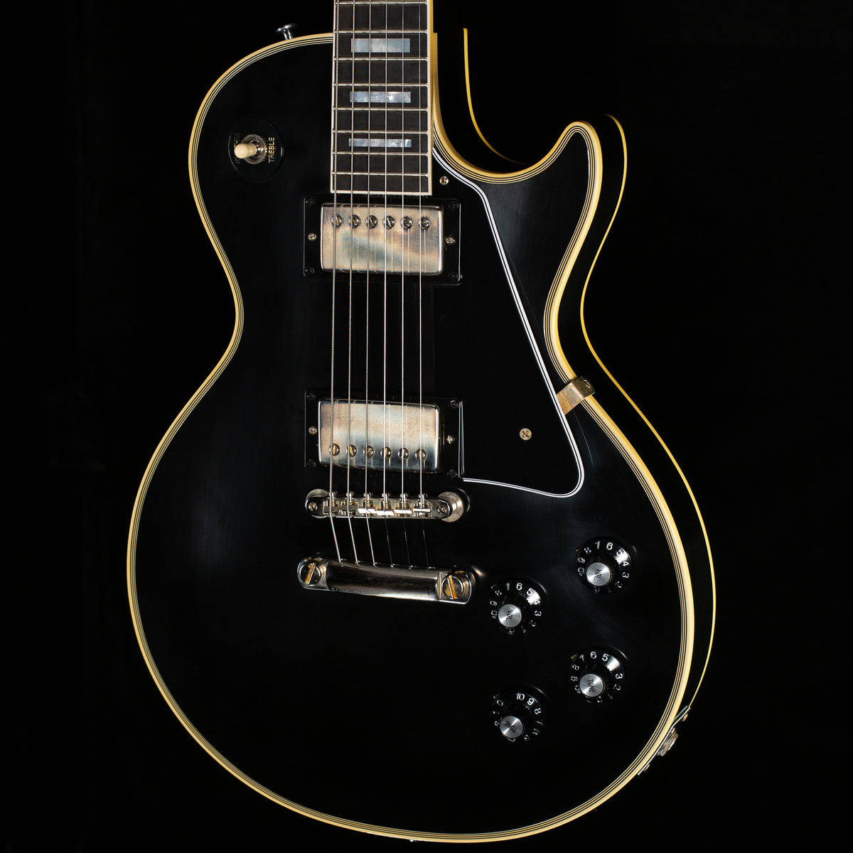 Gibson Custom Shop Willcutt Cavern Collection 1968 Les Paul Custom Standard Ebony VOS Chambered (978)