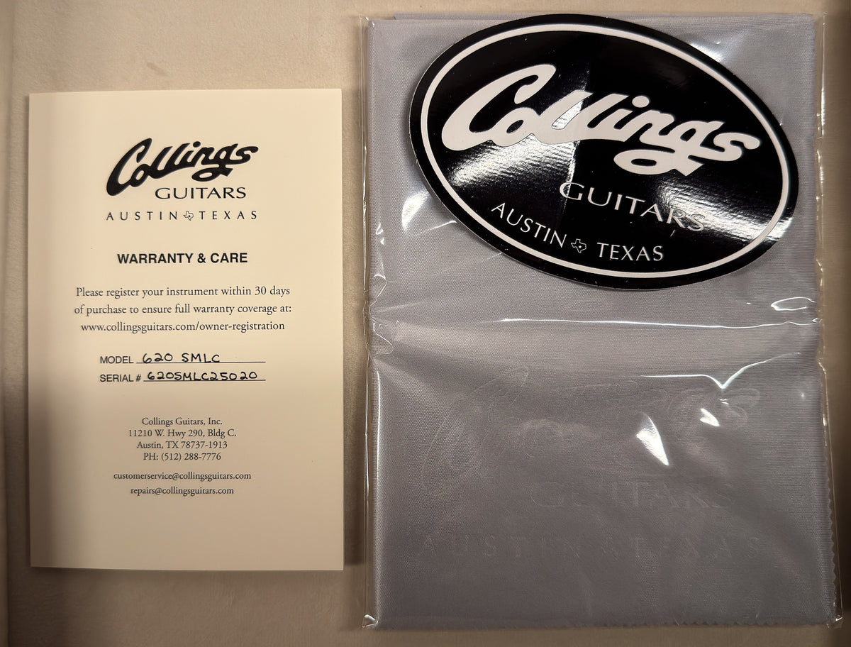 Collings 620 SMLC Iced Tea Sunburst (020)