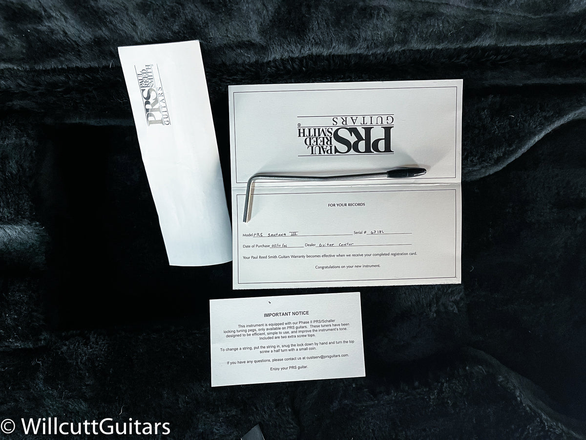 2002 PRS Santana III Purple (Faded)