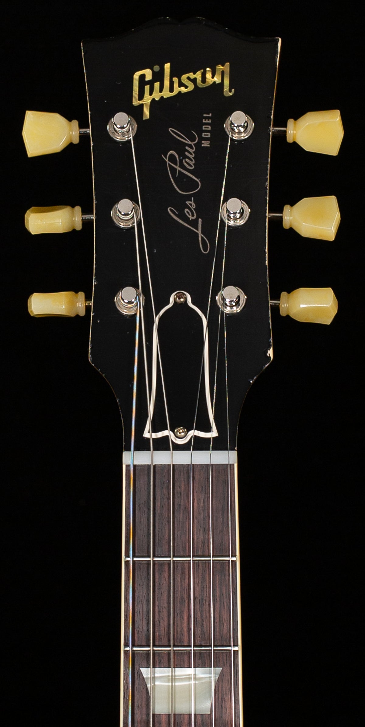 Gibson Custom Shop Dealer Select 1956 Les Paul Standard Bigsby Ebony Murphy Lab Light Aged (031)