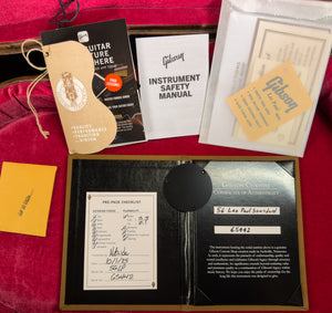 Gibson Custom Shop Willcutt Exclusive 1956 Les Paul Standard V2 Neck Gold Top Lightweight VOS M2M (442)