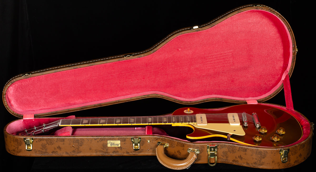 Gibson Custom Shop 1956 Les Paul Standard Goldtop Dark Back VOS Lefty (032)