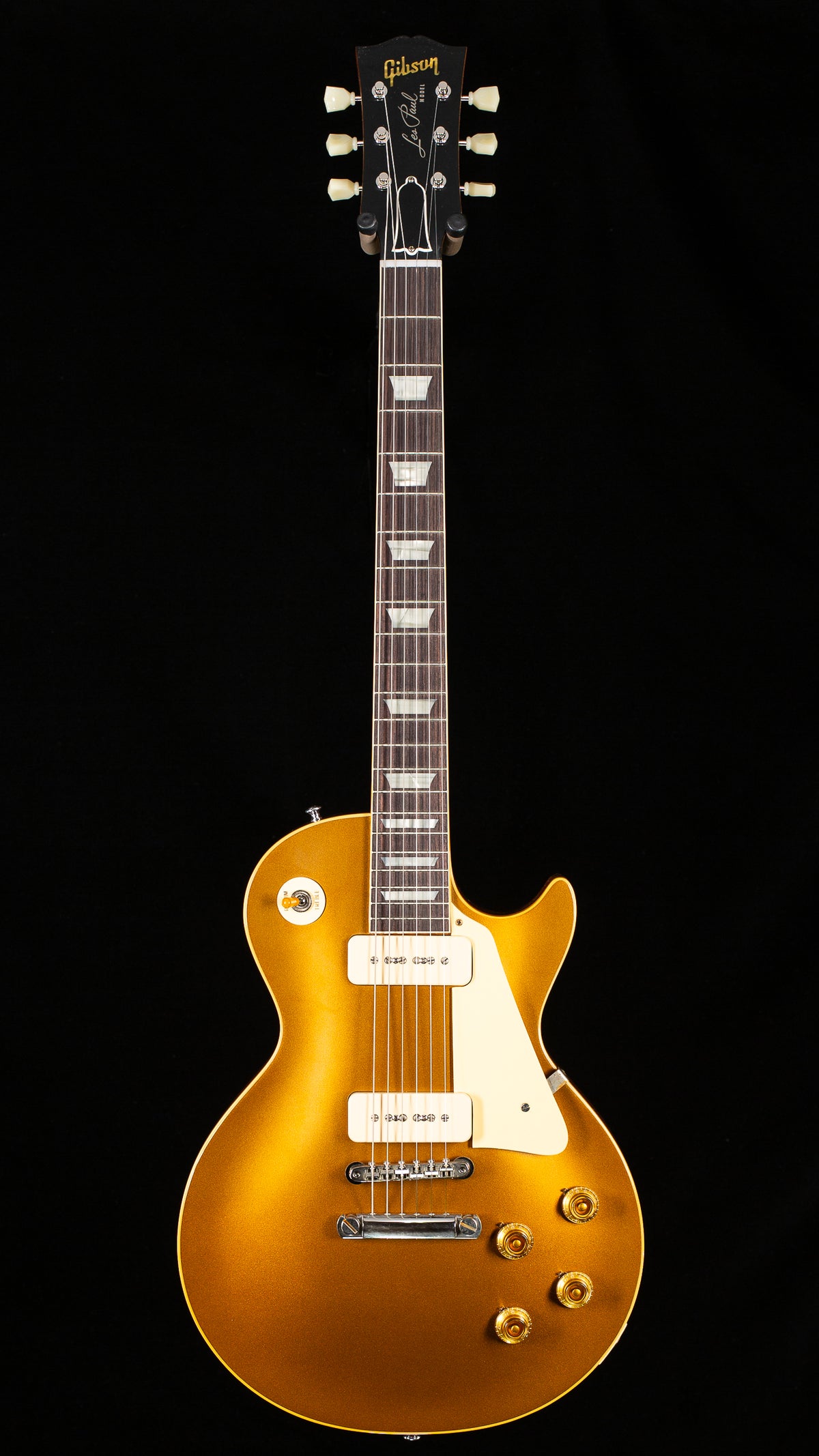 Gibson Custom Shop Willcutt Cavern Collection 1956 Les Paul Standard VOS Goldtop Chambered  (041)