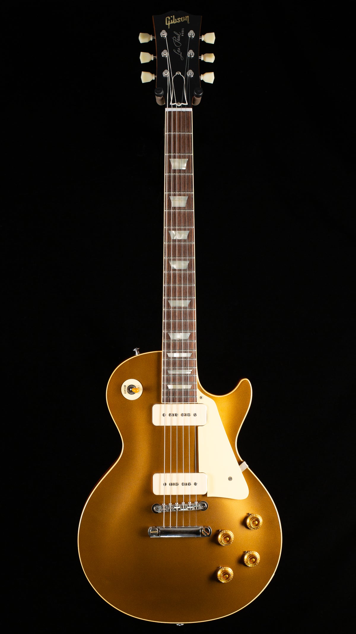 Gibson Custom Shop Made to Measure 1956 "Stinger" Les Paul Standard Goldtop VOS NH (082)