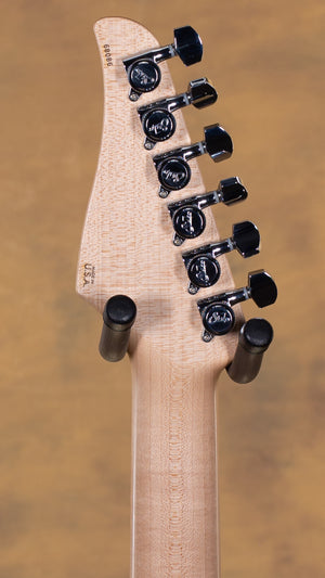 2022 Suhr Custom Modern Angel Quilt Top HSH Neck Rosewood Board Faded Trans Whale Blue Burst