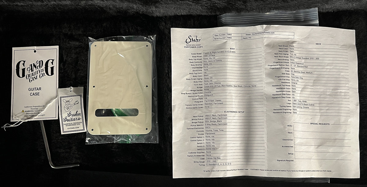 Suhr Classic S HSS Black