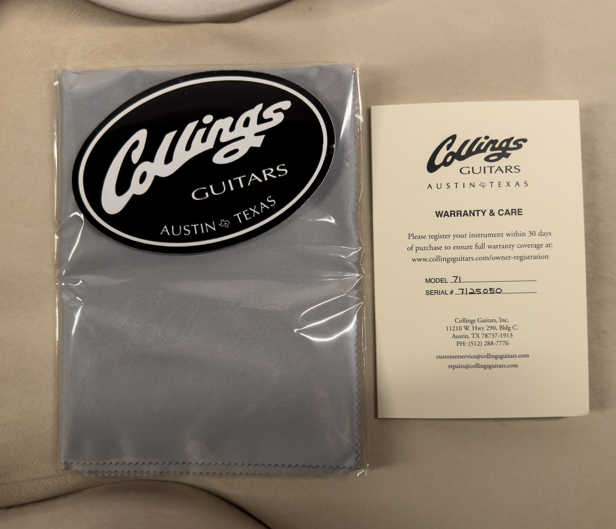 Collings 71 Butterscotch Blonde (050)