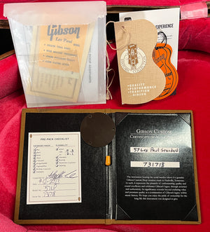 Gibson Custom Shop 1957 Les Paul Standard Willcutt Exclusive Gold Top VOS V3 Neck (718)