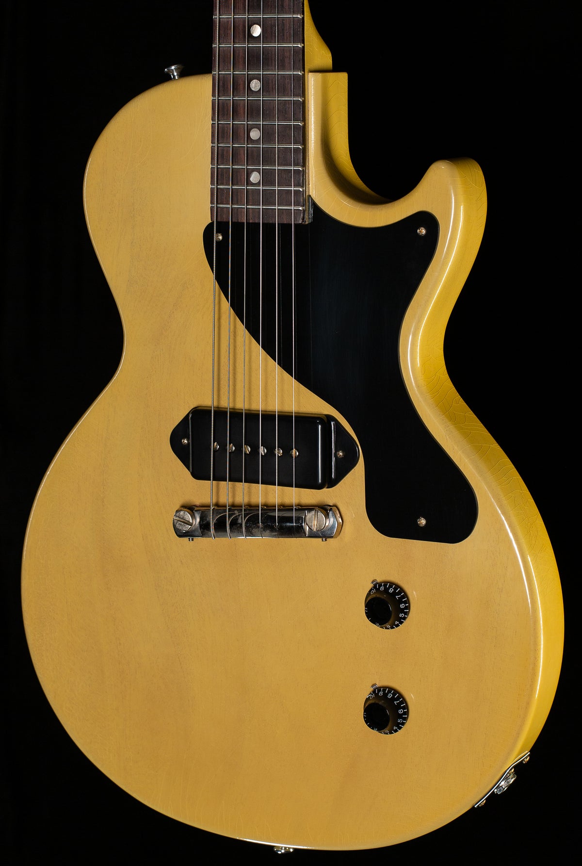 Gibson Custom Shop 1957 Les Paul Junior Single Cut Reissue Murphy Lab Ultra Light Aged TV Yellow (055)