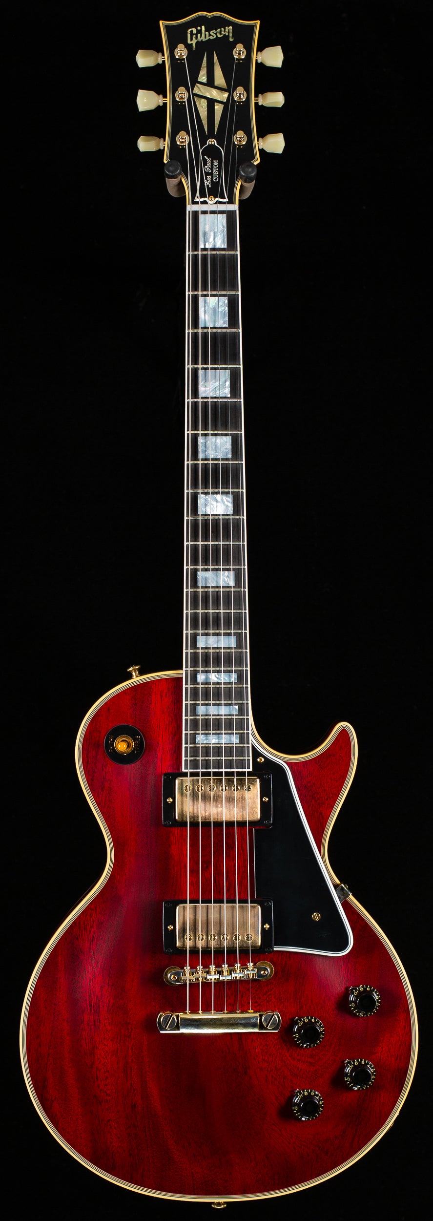 Gibson Custom Shop 1957 Les Paul Custom Reissue 2-Pickup VOS M2M Wine -  Willcutt Guitars