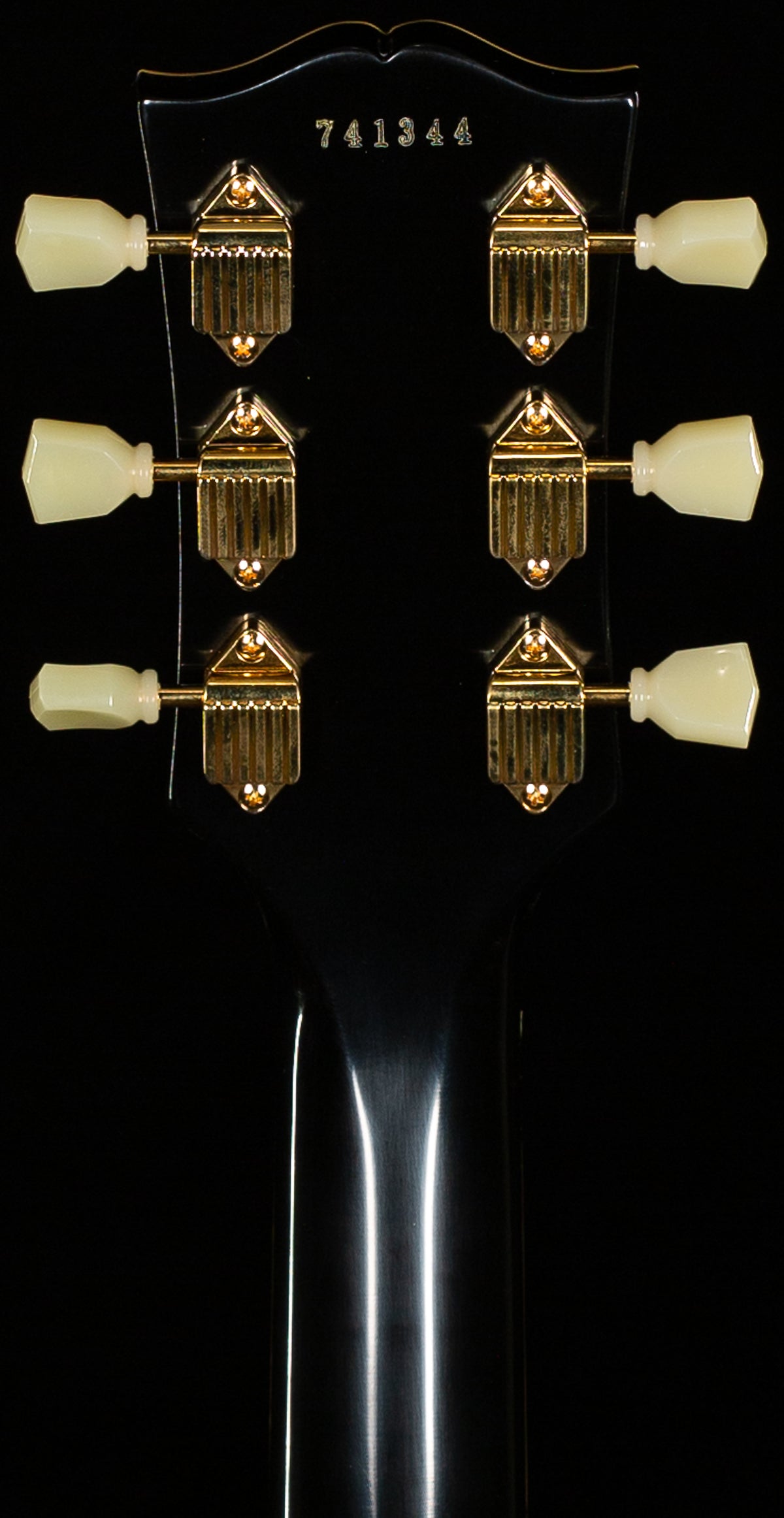 Gibson Custom Shop 1957 Les Paul Custom Reissue 3- Pickup Bigsby VOS Ebony (344)