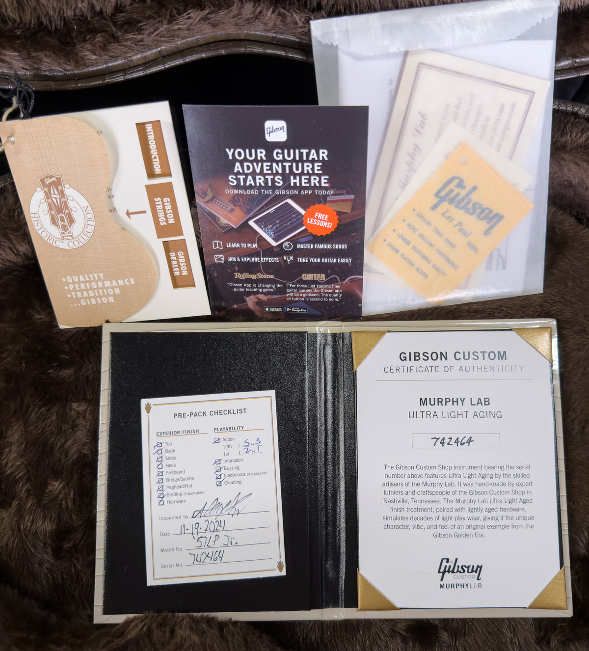 Gibson Custom Shop 1957 Les Paul Junior Single Cut Reissue Murphy Lab Ultra Light Aged TV Yellow (464)