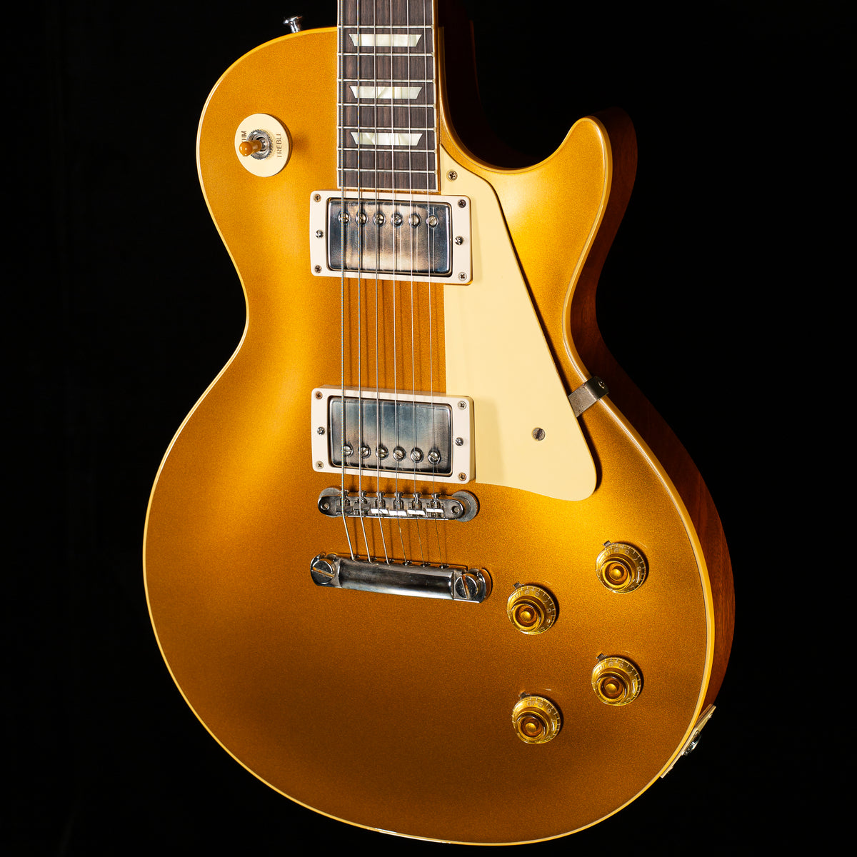 Gibson Custom Shop Willcutt Cavern Collection 1957 Les Paul Standard VOS Goldtop Chambered (370)