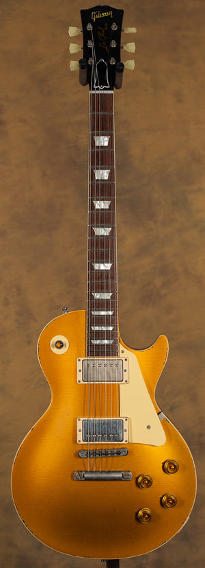 Gibson Custom Shop 1957 Les Paul Standard Gold over Green Heavy Aged