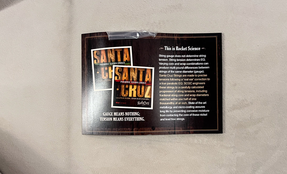 Santa Cruz Vintage Artist Model Figured Mahogany Body (918)