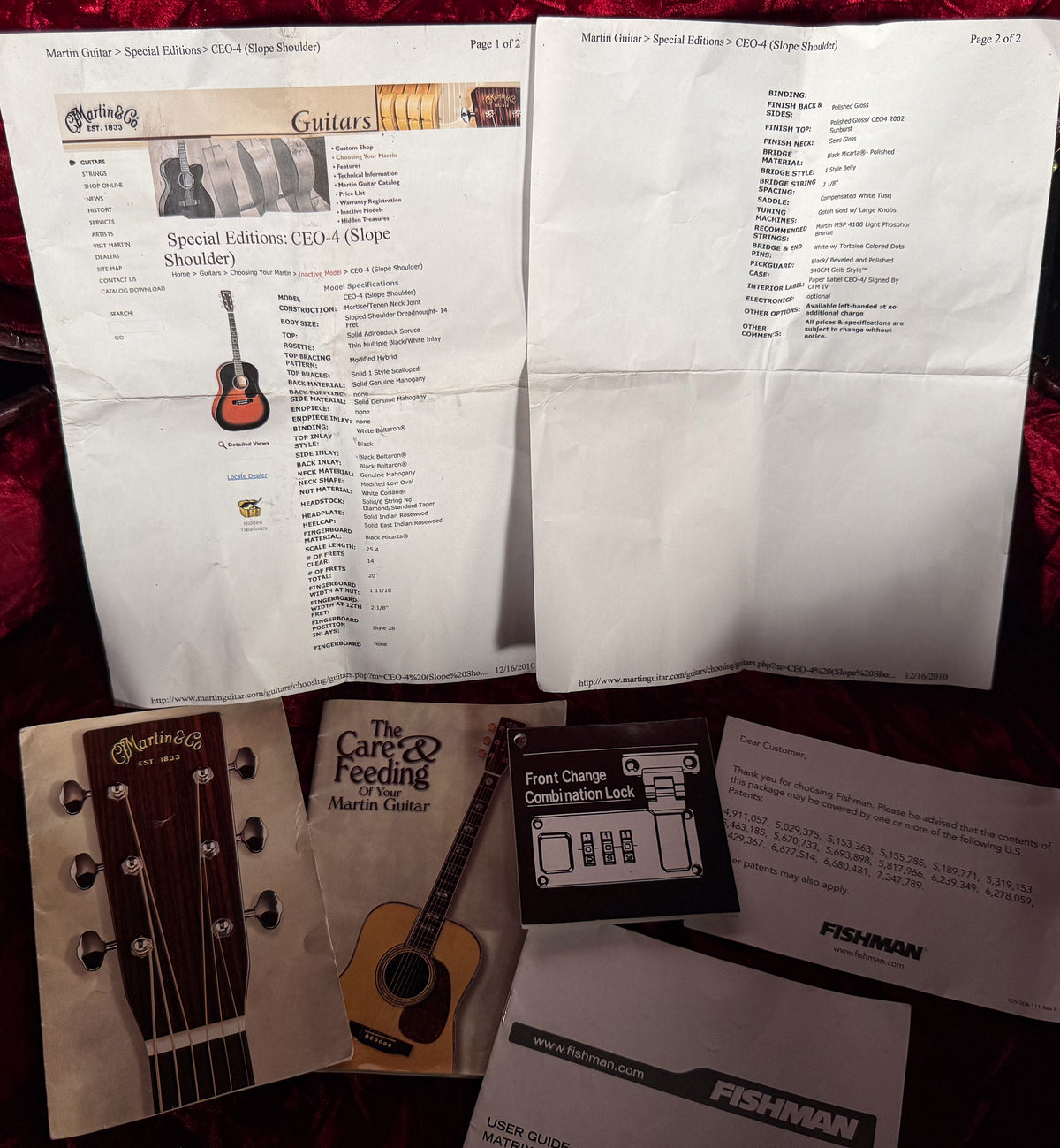 2001 Martin CEO-4R Acoustic Guitars